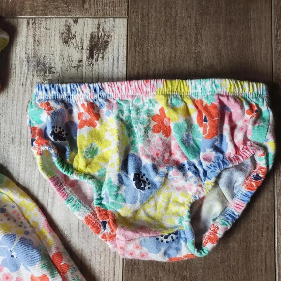 Carter's 9M Baby Girl 100% Cotton Floral Matching Dress and Bloomer Outfit - Picture 10 of 12